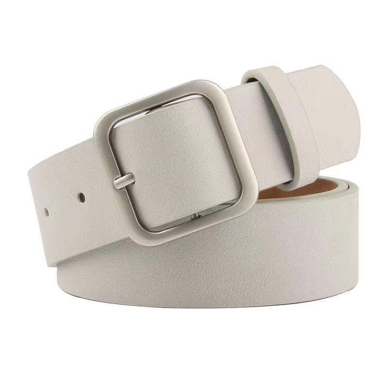 Genuine Leather belt buckle belt