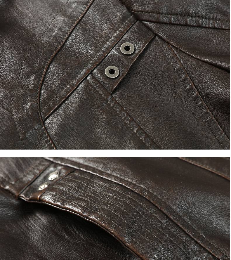 Men Fall Winter PU Leather Jacket for Fashion-Forward Individuals