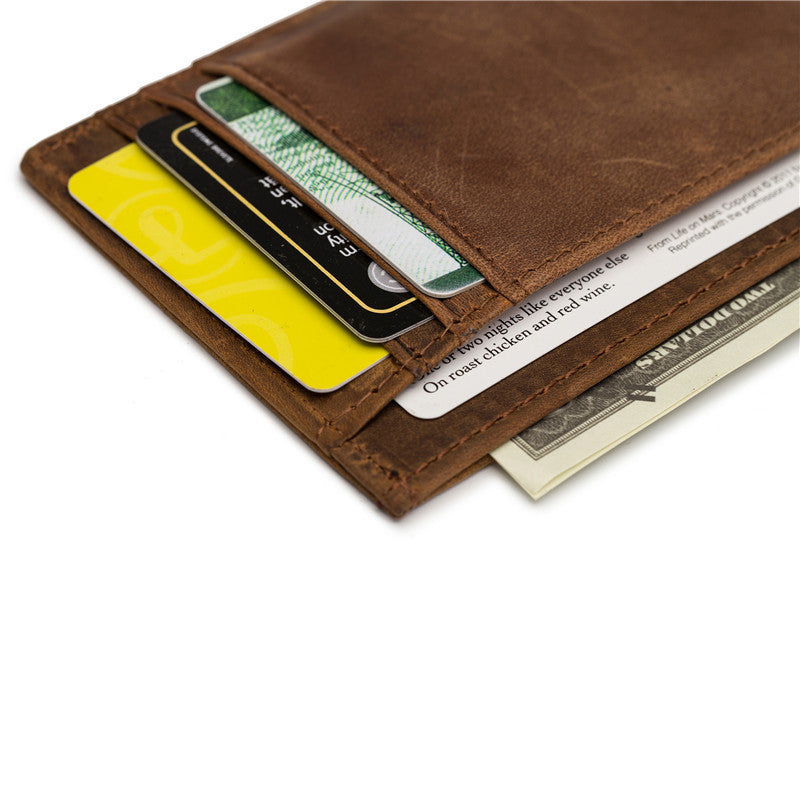 Men's Genuine Leather Wallet - American style