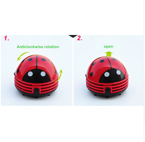 Mini Ladybug Desktop Vacuum Cleaner