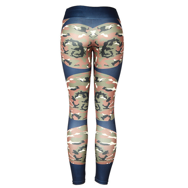 Patchwork Printed Best yoga leggings For Women - Gym