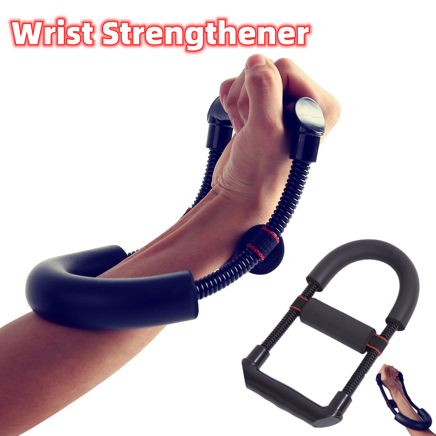 Arm Grip Power Wrist Forearm Exercise - Hand Grip Arm Trainer Adjustable Forearm- Hand Wrist Exercises Force Trainer - Power Strengthener Grip Fitness