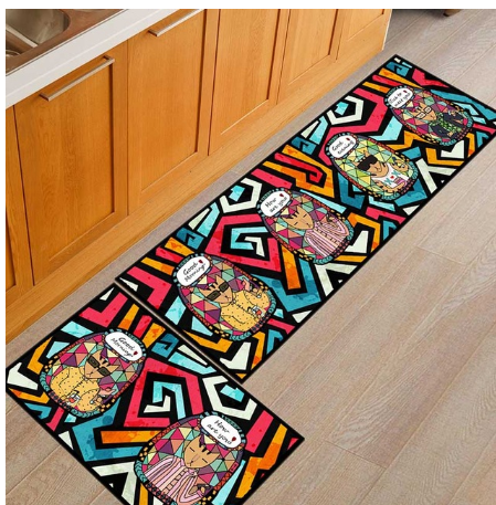 Kitchen Floor Mats, Non-slip and oil-proof - Washable Door Mats/Rugs