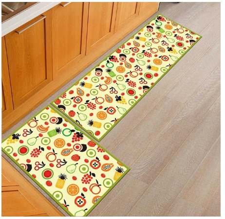 Kitchen Floor Mats, Non-slip and oil-proof - Washable Door Mats/Rugs