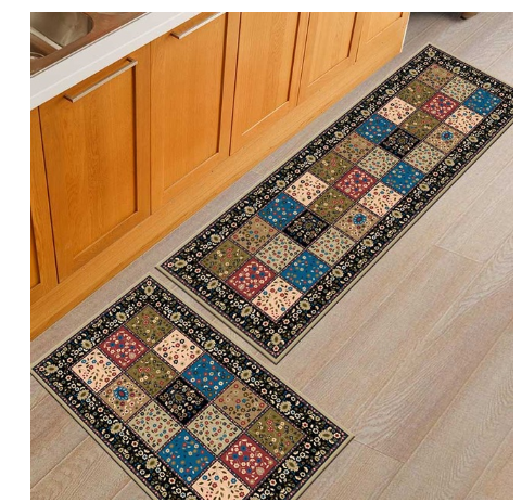 Kitchen Floor Mats, Non-slip and oil-proof - Washable Door Mats/Rugs