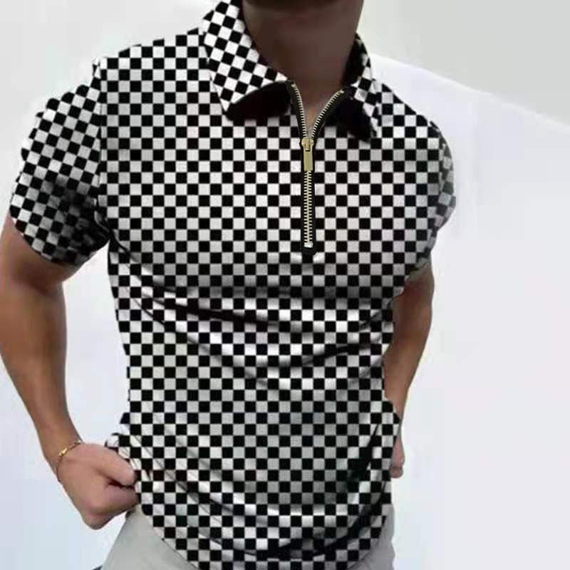 Men's Solid Polo Short-Sleeved Shirt - Summer Collections