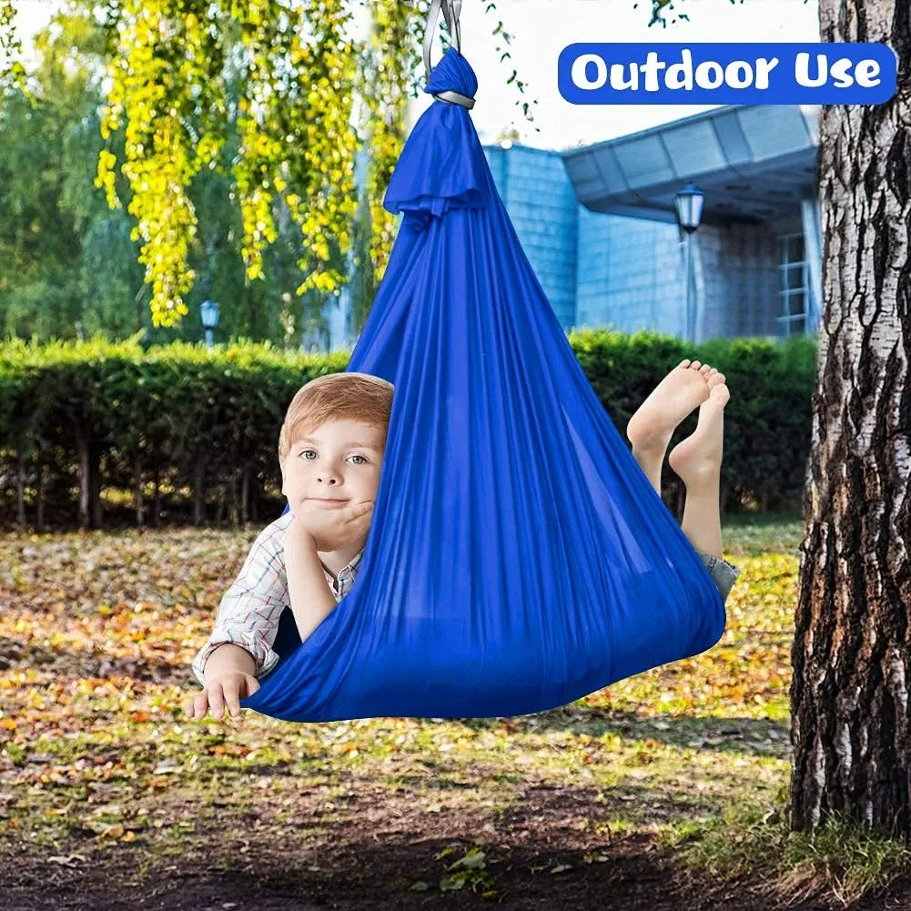 Therapy Swing For Kids With Special Needs - Hardware Included-Sensory Swing Cuddle Swing Indoor Outdoor Kids Swing Adjustable Hammock For Children With Autism