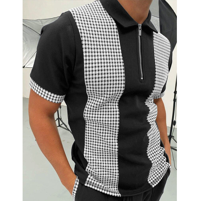 Men's Solid Polo Short-Sleeved Shirt - Summer Collections