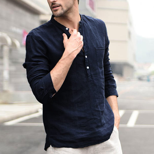 Cool Fashion Men Vintage Shirt / Linen Shirts - Summer Collections